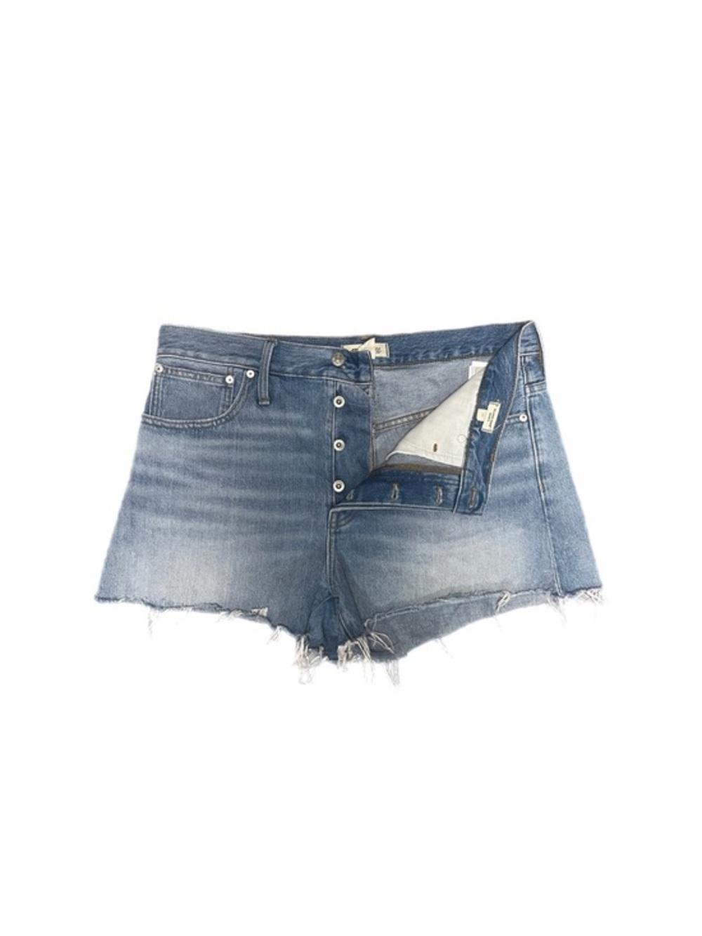 Madewell 100% Cotton Relaxed Jean Shorts